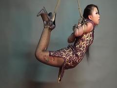 Yaner extreme hogtie-hang challenge tube porn video