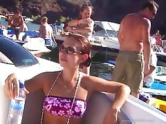 Sexiest ladies of the city having a great seaside party tube porn video