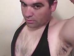 In my swimsuit in the shower tube porn video