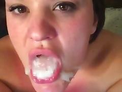 Hot Wife Swallows Cum tube porn video