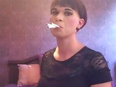 Smoking tube porn video