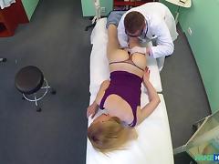 Gina in Doctors trusty cock ignores the language barrier and makes sexy russian scream with pleasure - FakeHospital tube porn video