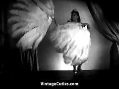 Asian Beauty Performs Naked Feather Dance (1940s Vintage) tube porn video