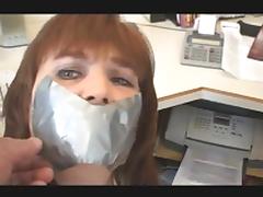 MILF bound and gagged tube porn video