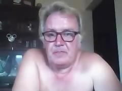 Dad plays naked on cam tube porn video