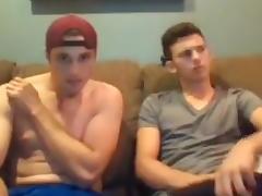 2 gorgeous boys sucking each other huge cock on cam tube porn video