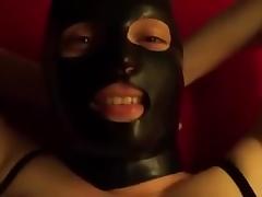 Latex danielle milf play with toys tube porn video