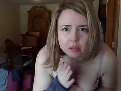 Milf is trying clothes on webcam tube porn video