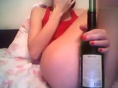 Marina587 plays with her ass and bottle tube porn video