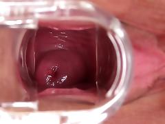 PJGIRLS Macro pussy speculum exploration deep inside Nathaly tube porn video