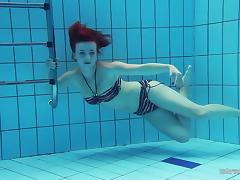 It's so nice to see Katrin swimming around the pool totally naked! tube porn video