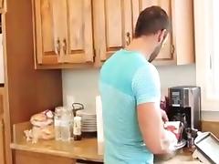 Fuck me in the kitchen tube porn video
