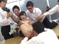 Tied teacher gangbang 1 tube porn video