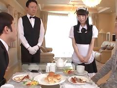 Japanese maid spreads her legs for great sex sessions tube porn video