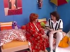 Hairy lesbian grannies tube porn video