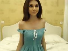 Pretty Millajo shows his dress and lingerie tube porn video
