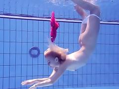 Proklova takes off bikini and swims under water tube porn video