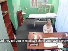 Lilith in Blonde with big tits wants to be a nurse - FakeHospital tube porn video