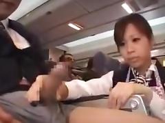 japanese stewardess handjob part 3 tube porn video