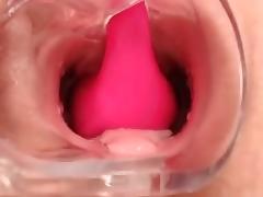 Close up of inside wet jucy pussy POV tube porn video