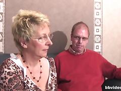 Mature women treat a fellow to a great threesome session tube porn video