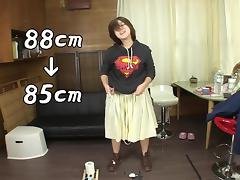 Subtitled Japanese amateur pee desperation failure in HD tube porn video