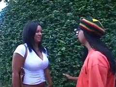 Ebony Brazilian Chick for White Boys tube porn video