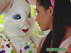 Easter Bunny Fucks Horny Teen tube porn video