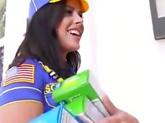 sexy schoolgirl first interracial gangbang tube porn video