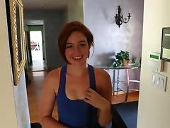 A gorgeous redhead with an Older Man. tube porn video