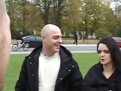 Danish Bini in a threesome tube porn video