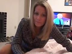 mom gives footjob in pantyhose tube porn video