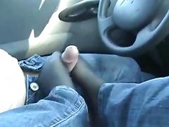 Amazing Car Footjob tube porn video