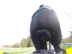 Ass bike yoga pants tube porn video