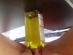 Flasche tief in der Fotze tube porn video