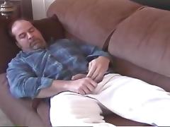 Horny couch dad tube porn video