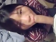 Recreational oriental teenager woman swallows load of cum t tube porn video