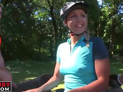 All she ever wanted was to hike and a threesome DP fuck tube porn video