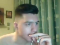 Greek handsome boy with big cock round ass on cam tube porn video
