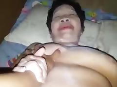 One more Asian Granny tube porn video