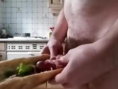 So French! Cum loaded sandwich jambon - beurre - sperme (solo male) tube porn video
