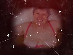 OmaHoteL Extra Hairy Granny Seductive Striptease tube porn video
