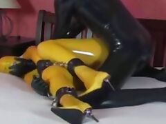 yellow gagged tube porn video