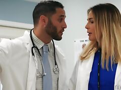 Horny doctor Kimmy Granger, wants to fuck a dude during the visit tube porn video