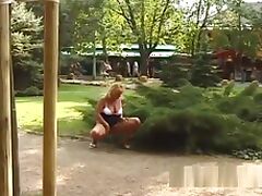 cute teens peeing in public tube porn video