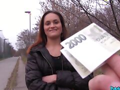 Stranger with a camera offers Barbara Babeyrre money for sex tube porn video
