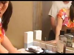 Swallow in the bathroom tube porn video