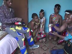 Topless African girls tube porn video