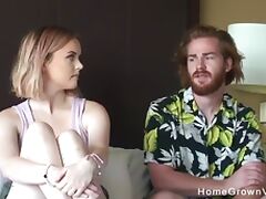 Real amateur couple couldnt wait to make a porno tube porn video