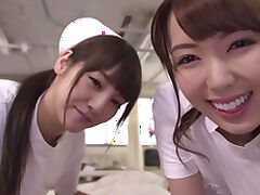 Yui Hatano with Rei Miziuna Threesome nurses tube porn video